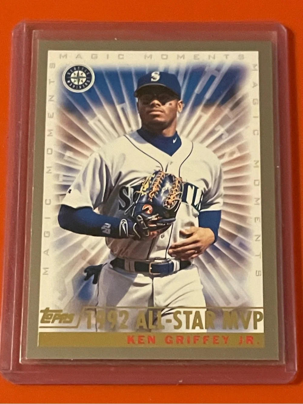 Ken Griffey Jr. [Magic Moments 1997 MVP] #475 2000 Topps Baseball Trading Card